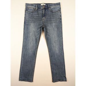 Jos. A. Bank 1905 Jeans Mens Sz 34 30 Blue Tailored Fit Stretch Denim Pants